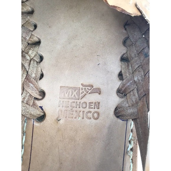 Hecho En Mexico woman shoes size 7 brown leather - Picture 9 of 15